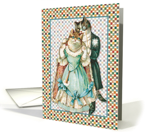 Cat Couple card (257185)