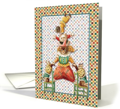 Kitty Cat Circus card (257189)