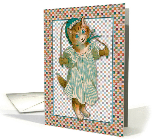 Kitty Cat Jump Roper card (257191)