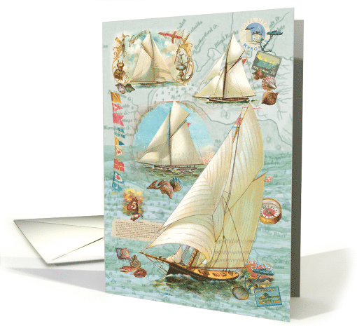 Birthday Full Sail in the Open Seas card (259737)