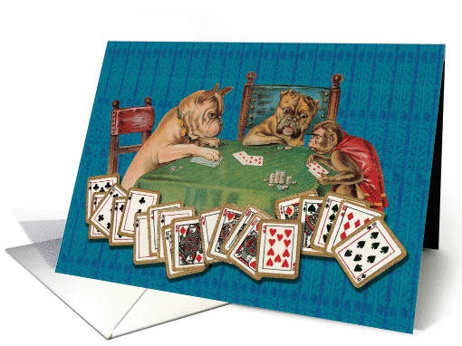 Pug Poker card (259787)