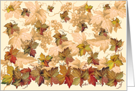 Autumn at the Napa Vineyard card