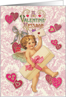 A Valentine Message card