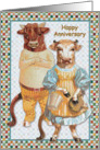 Cow Couple Anniversary card