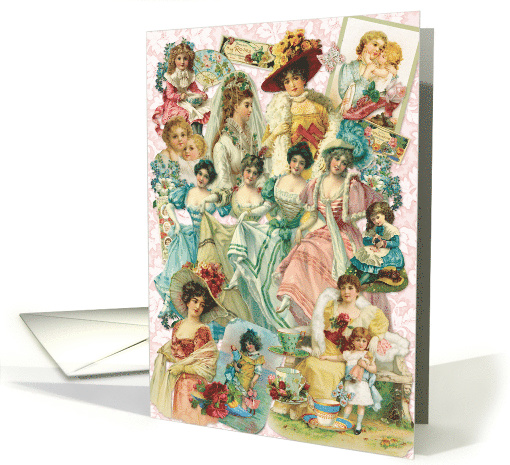 Mothers and Daughters All Occasion Vintage card (661015)