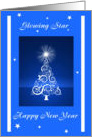 a glowing star card