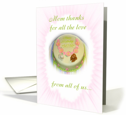 happy birthday mom card (305653)