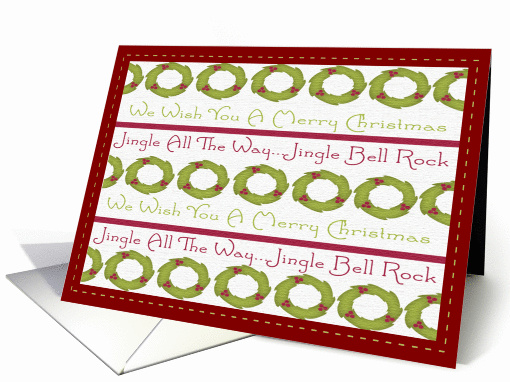 MERRY CHRISTMAS card (307714)