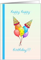 HAPPY BDAY card