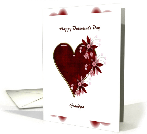 happy valentines day grandpa card (358015)