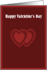 happy valentines day... card