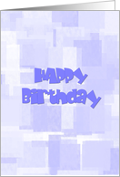 Happy Birthday card