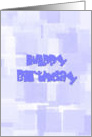 Happy Birthday card