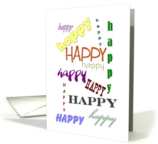 shades of happiness card (247497)