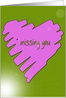 Missing You card