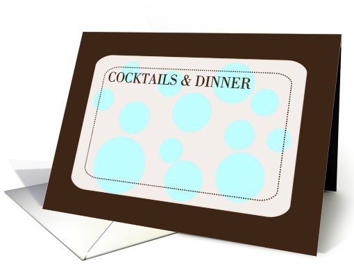 cocktails & dinner card (251866)