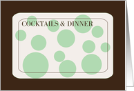 cocktails & dinner card