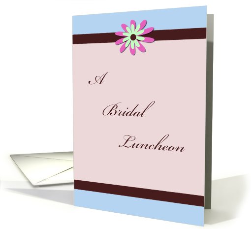 Bridal Luncheon card (255829)