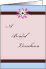 Bridal Luncheon card