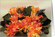 pretty flowers card