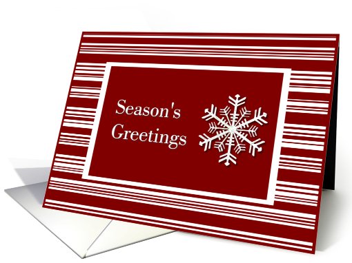 Season's Greetings card (300760)