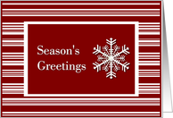 Season’s Greetings card