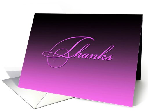 Thanks card (311450)