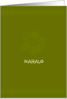 Mahalo card