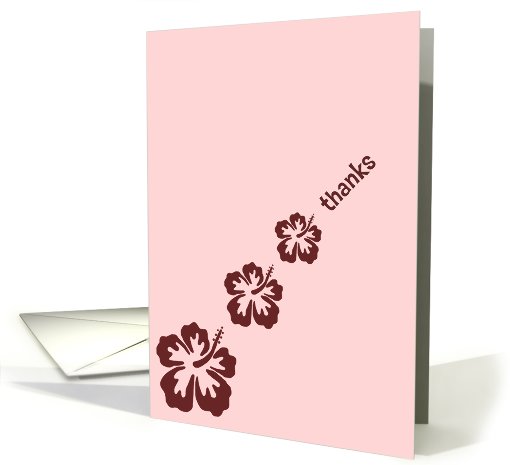Thanks card (327544)