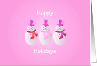 Happy Holidays card