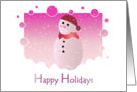 Happy Holidays card