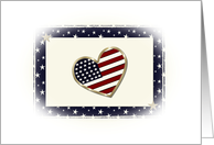 american flag card