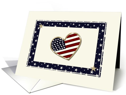 american flag card (508735)