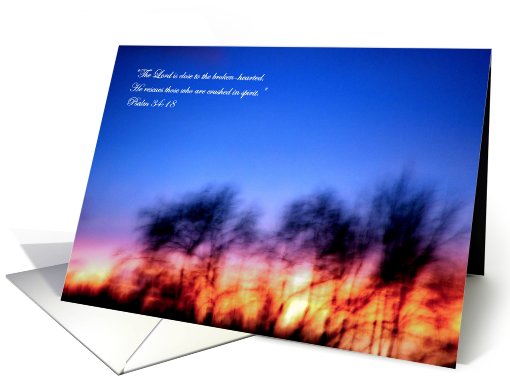 Scripture Sunset card (522960)