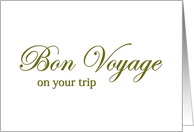 Bon Voyage