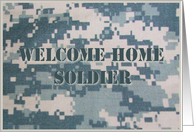 Welcome Home Soldier card