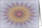 Violet and Gold Mandala card