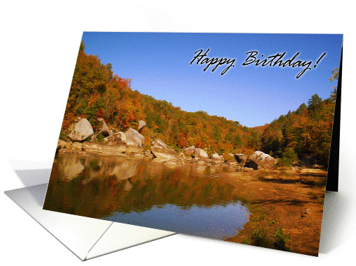 Birthday in Autumn card (248975)