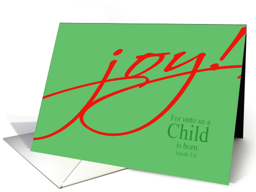 Christmas Joy card (263627)