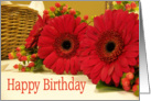 Birthday Fall Flowers card