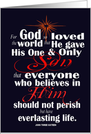 Christmas John 3:16...