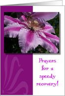Prayers speedy recovery 4 card