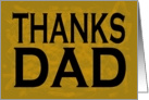 Father’s Day Thanks Dad card