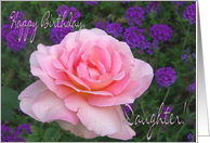 Birthday Daughter Pink Rose card