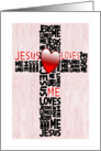 Birthday Girl Jesus Loves Me card