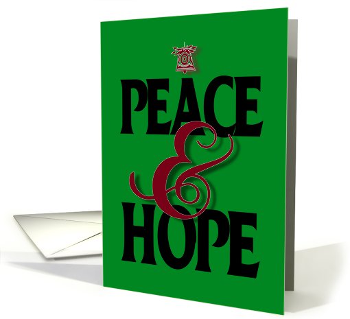 Christmas Peace and Hope card (818789)