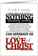 Encouragement Love of Christ card