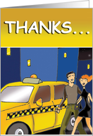  Thanks Cab card