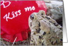 Max the Toad ....kiss me card