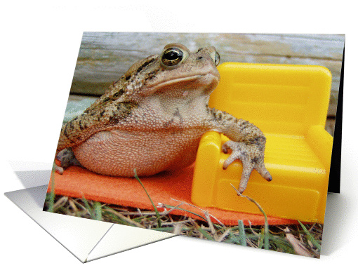 Max the Toad...congratulations card (261645)